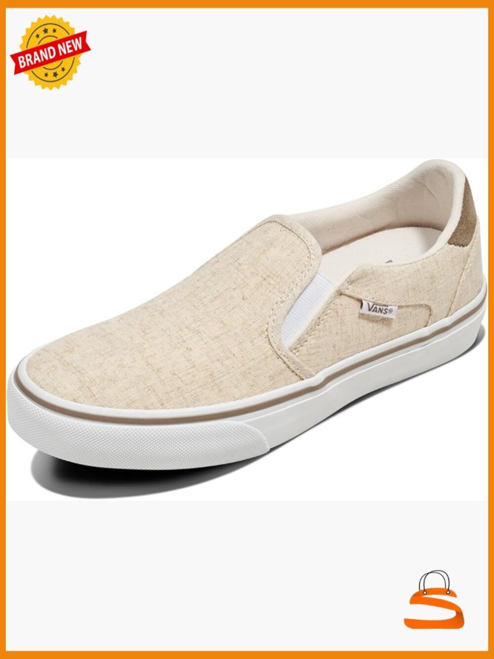 Deluxe Slip-on Sneakers - Perforated Leather Padded Collar Dual-Density